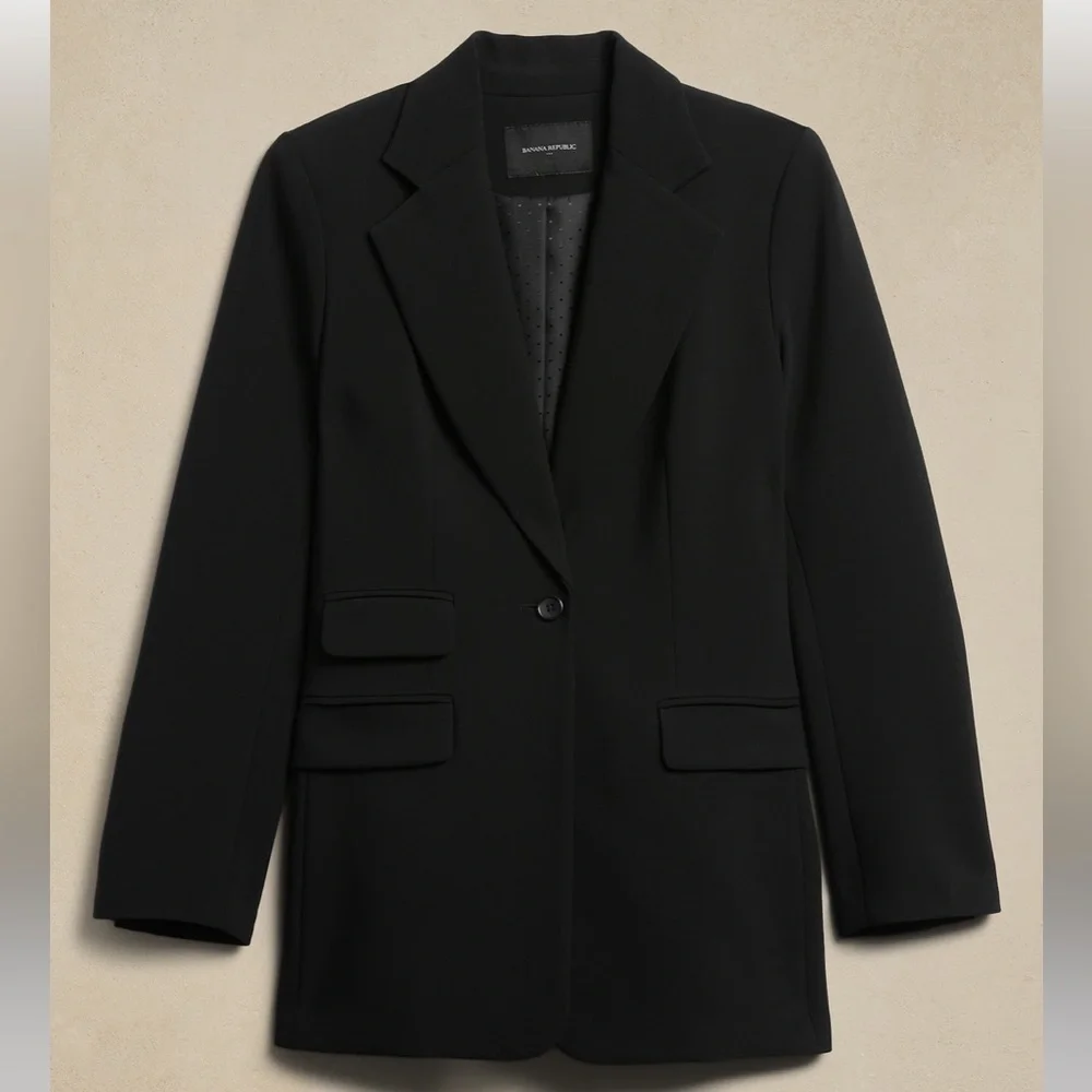 NWT! Banana Republic black Riding Suit Jacket - Multiple Sizes - Picture 4 of 5